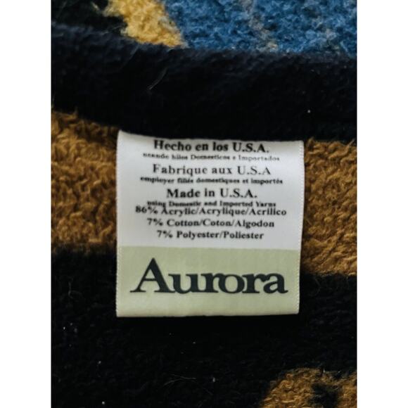 Vtg BIEDERLACK Blanket Throw Western Native Aztec Southwestern Thunderbird Eagle - Picture 10 of 14